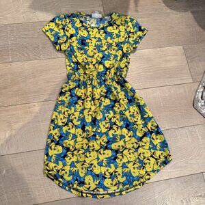 LITTLE MERMAID LULAROE DISNEY MAE GIRLS DRESS FLOUNDER PATTERN LITTLE MERMAID SI